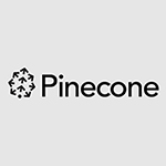 Pinecone logo.